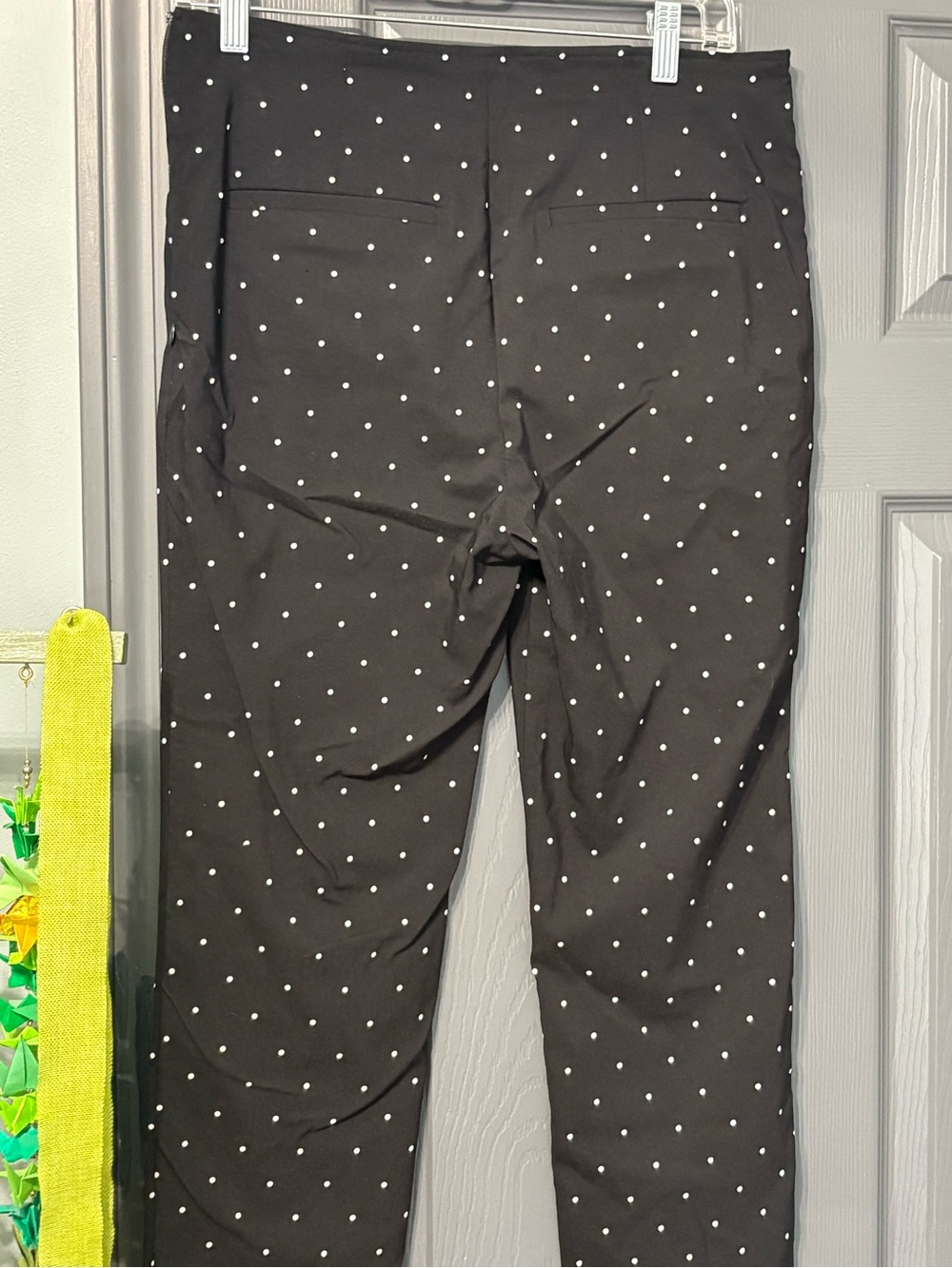 a new day Black Leggings with White Polka Dots - Picture 2 of 3